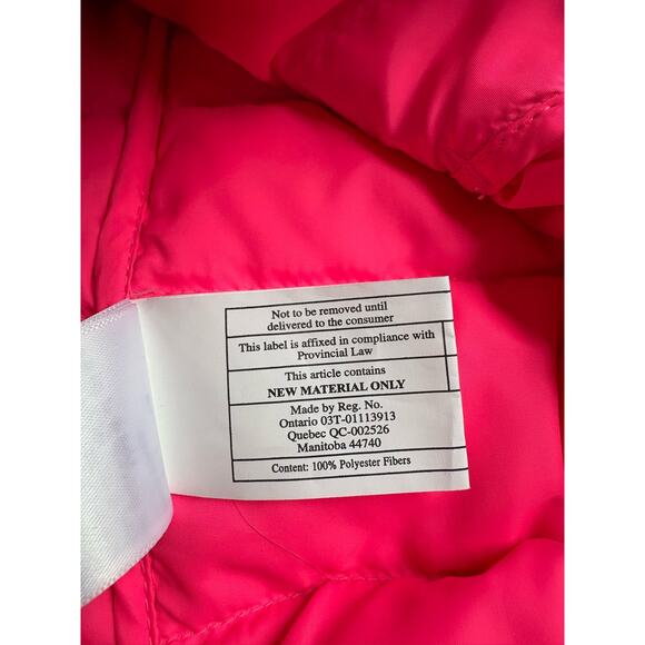 Girls' Rainbow Quilted Puffer Vest with Zip Closure Amazon Essential size XL - Picture 6 of 7